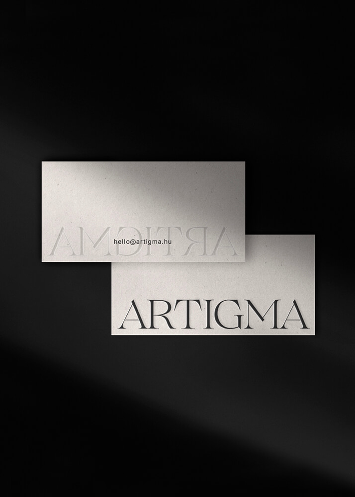 Artigma névjegykártya tervezés