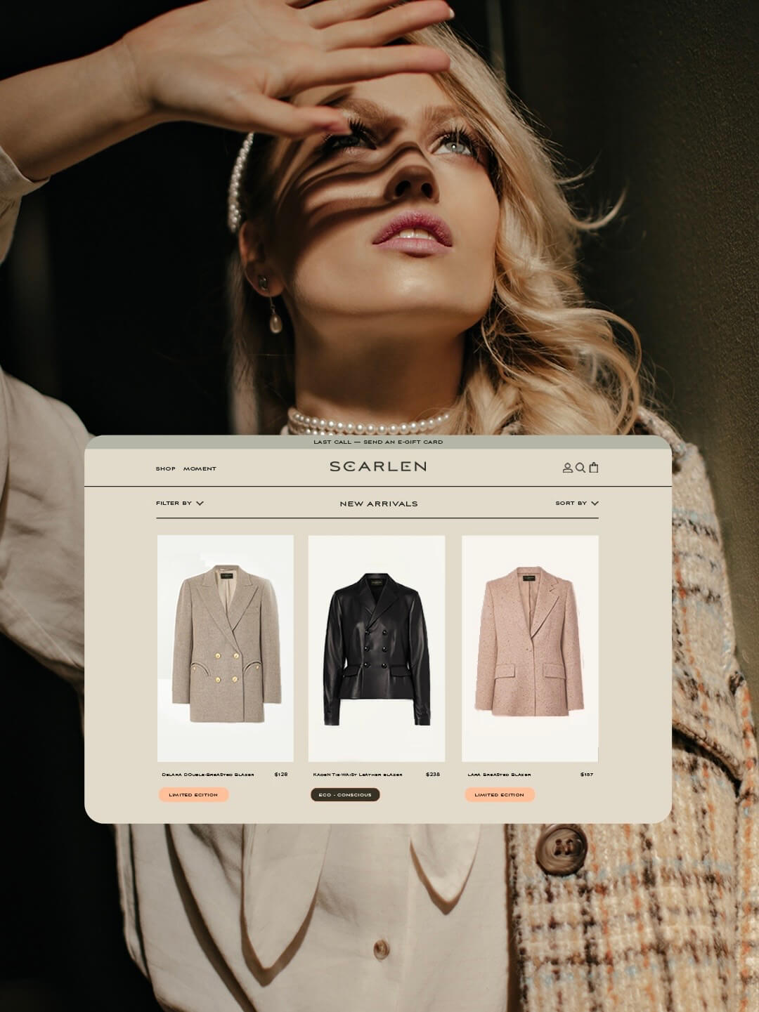 divatmárka webdesign tervezés