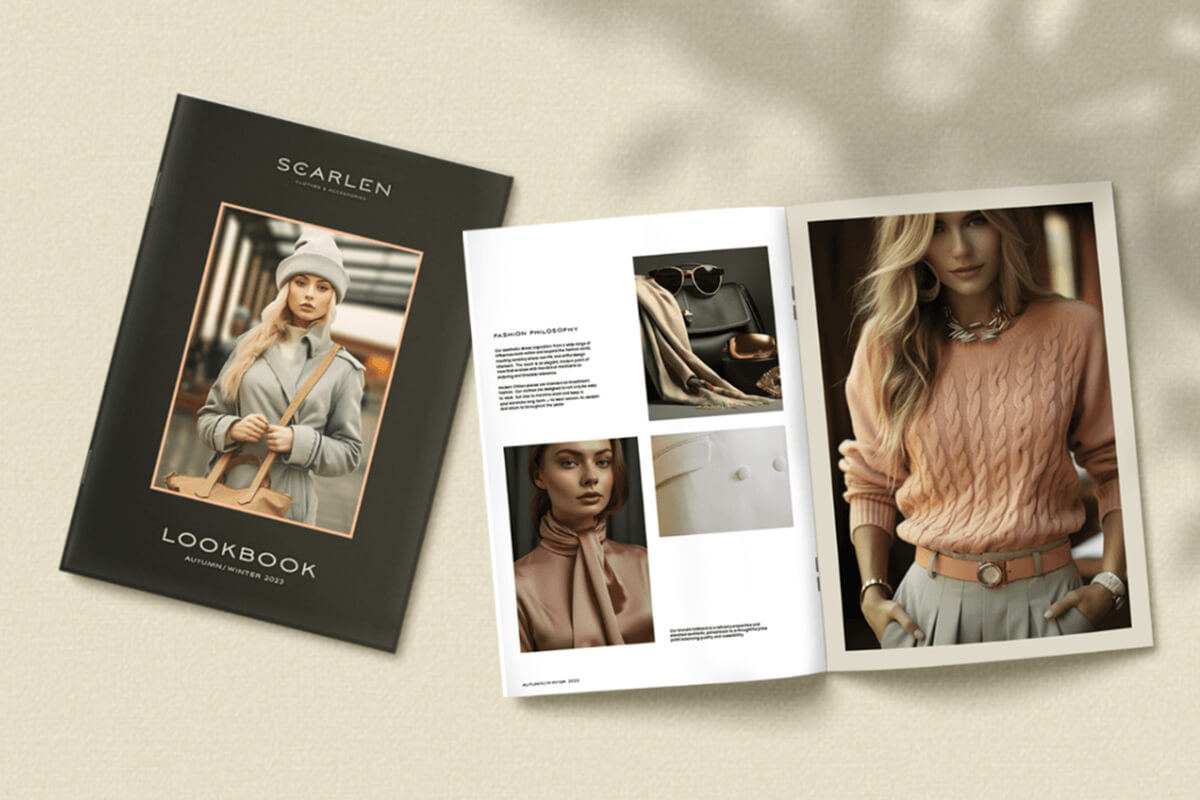 Scarlen divatmárka arculattervezés