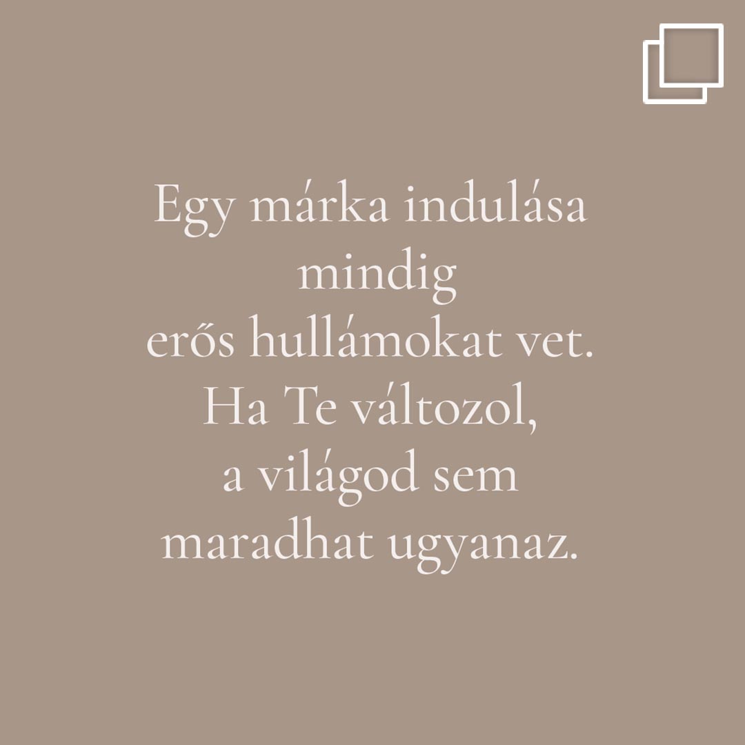 Egy márka indulása mindig erős hullámokat vet idézet ARTIGMA arculati háttéren