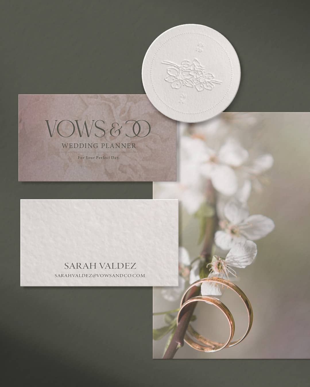 Esküvői fotós névjegykártya prémium kivitelben