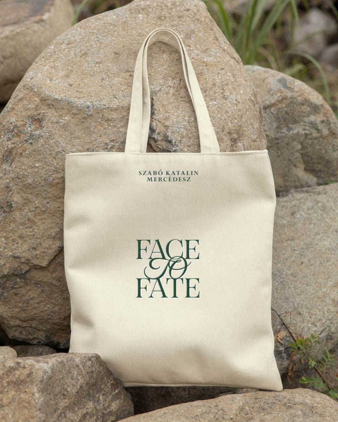 Jóga és coaching oktató arculattervezés, egyedi logóval ellátott vászontáska