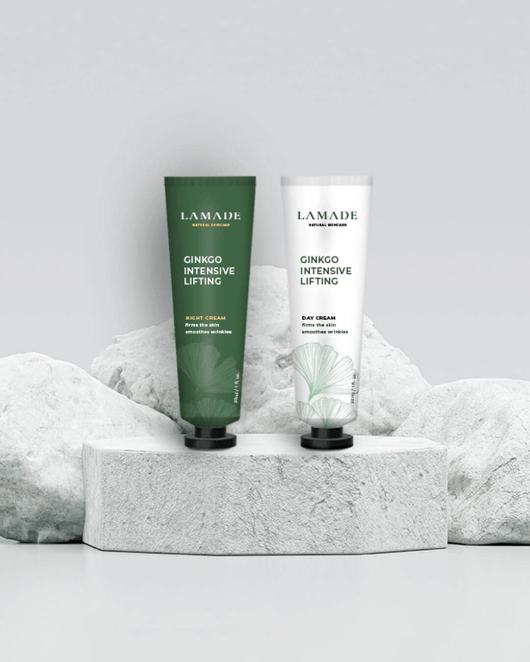 Natúr skincare termékdesign és prémium megjelenés