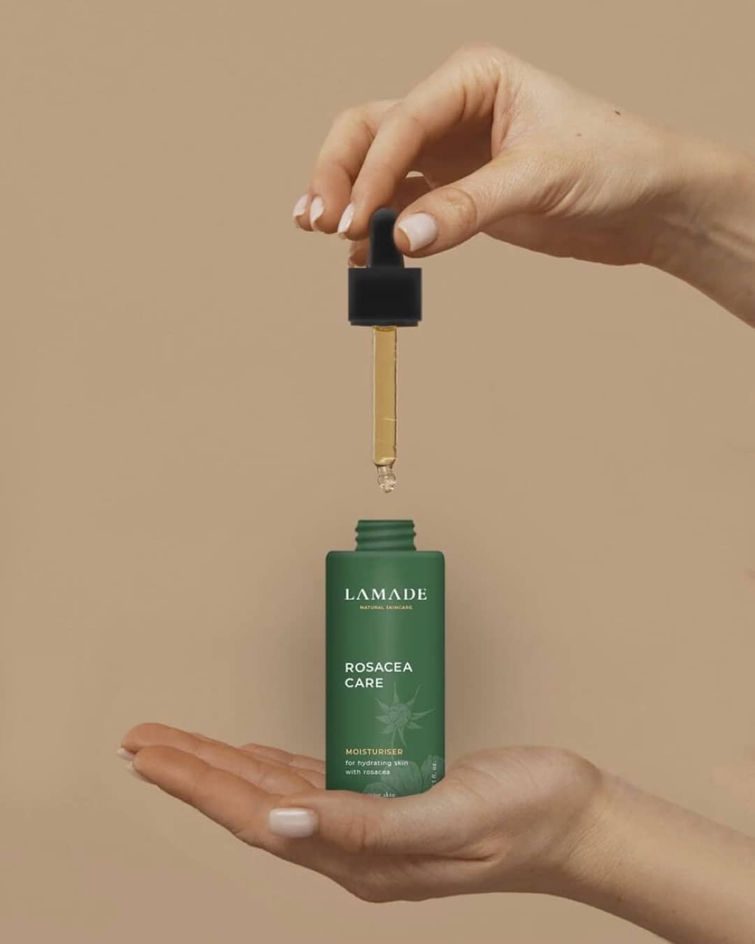 LAMADE Rosacea Care szérum cseppentős üveg, natúr kozmetikai márka