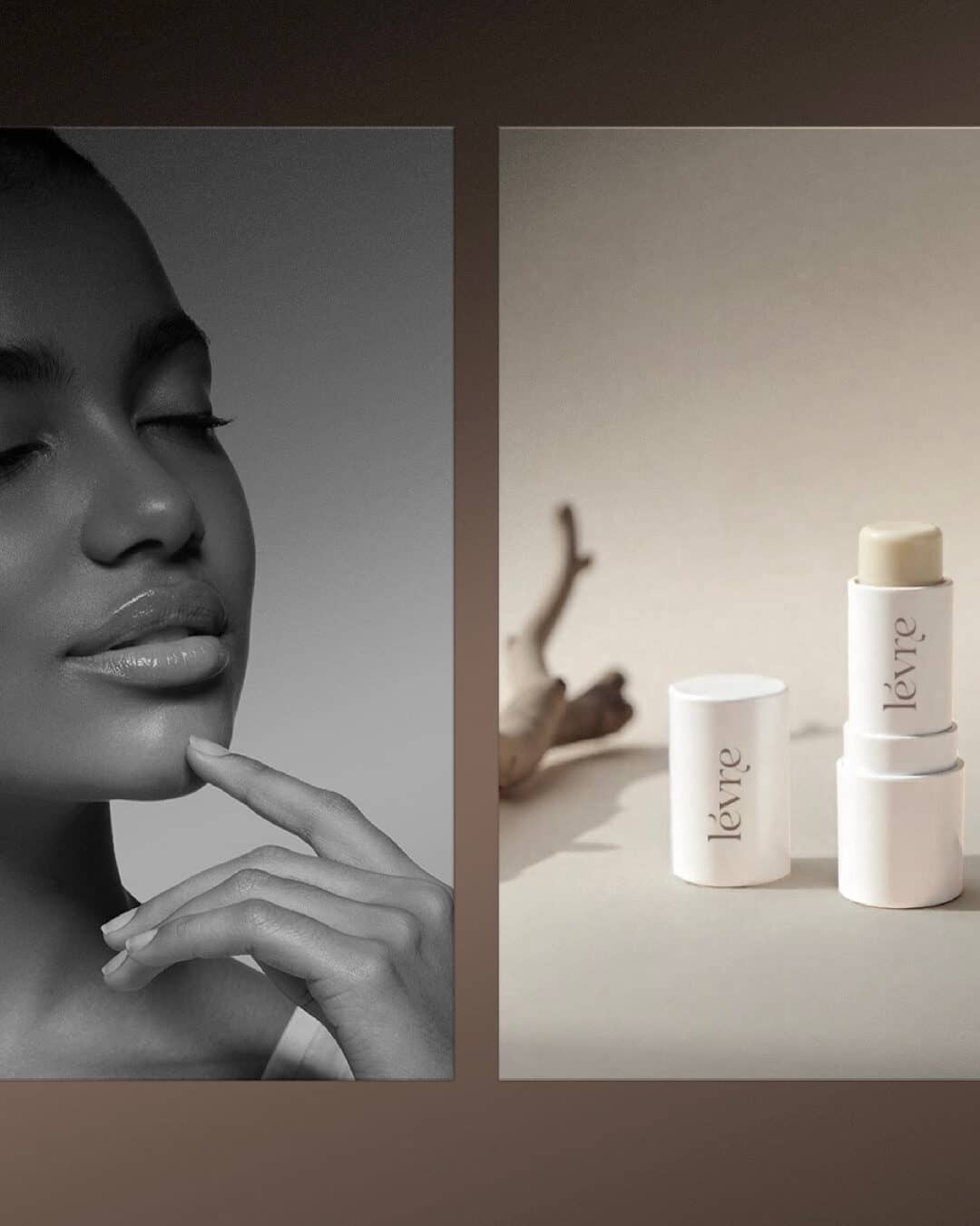 Levre szépségipari márka natúr kozmetikai termék arculati vizuál