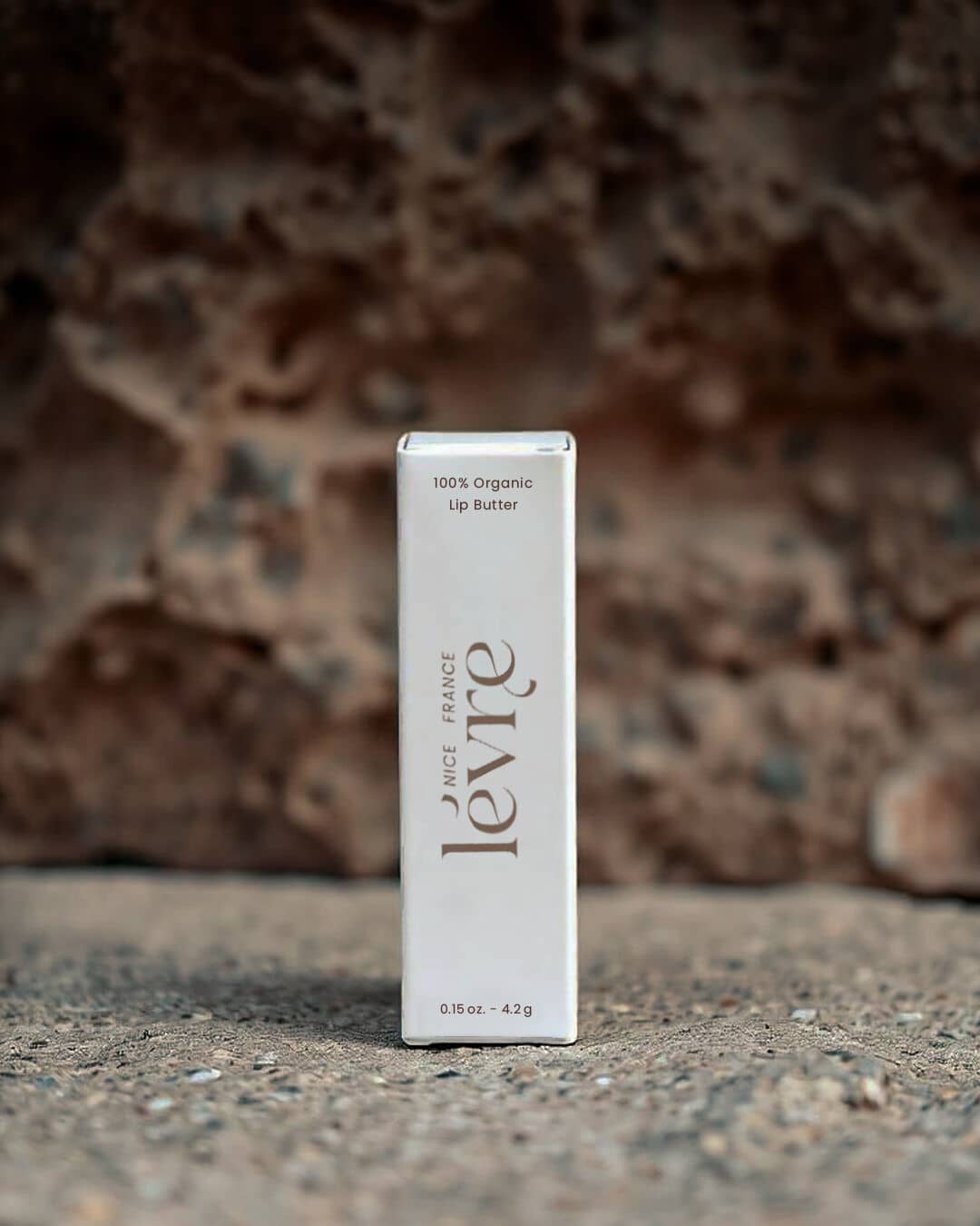 Levre 100% organikus lip butter csomagolástervezés minimalista kozmetikai arculattal