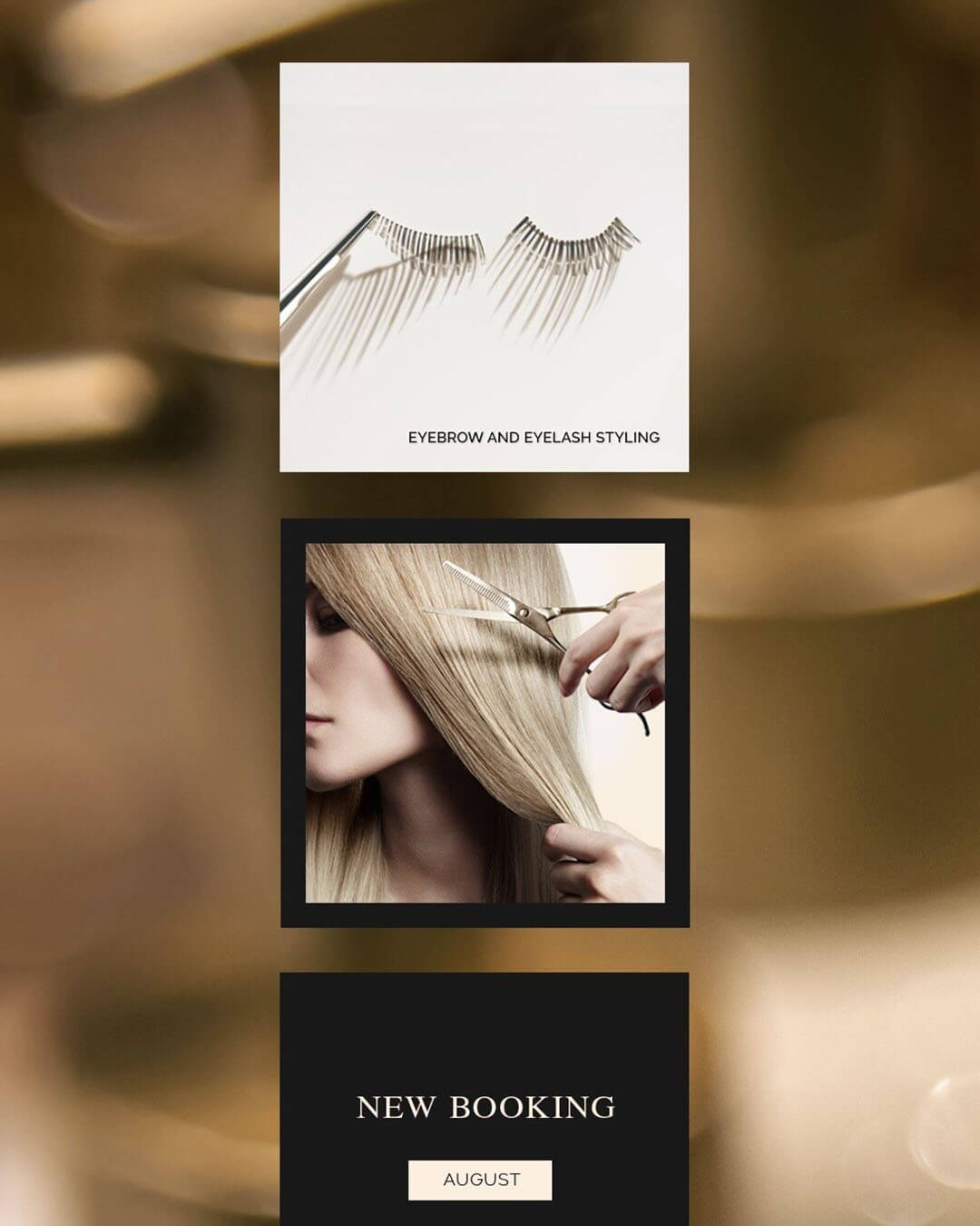 Lyss Park közösségi média vizuál szépségszalon számára szemöldök és szempilla styling szolgáltatásokkal