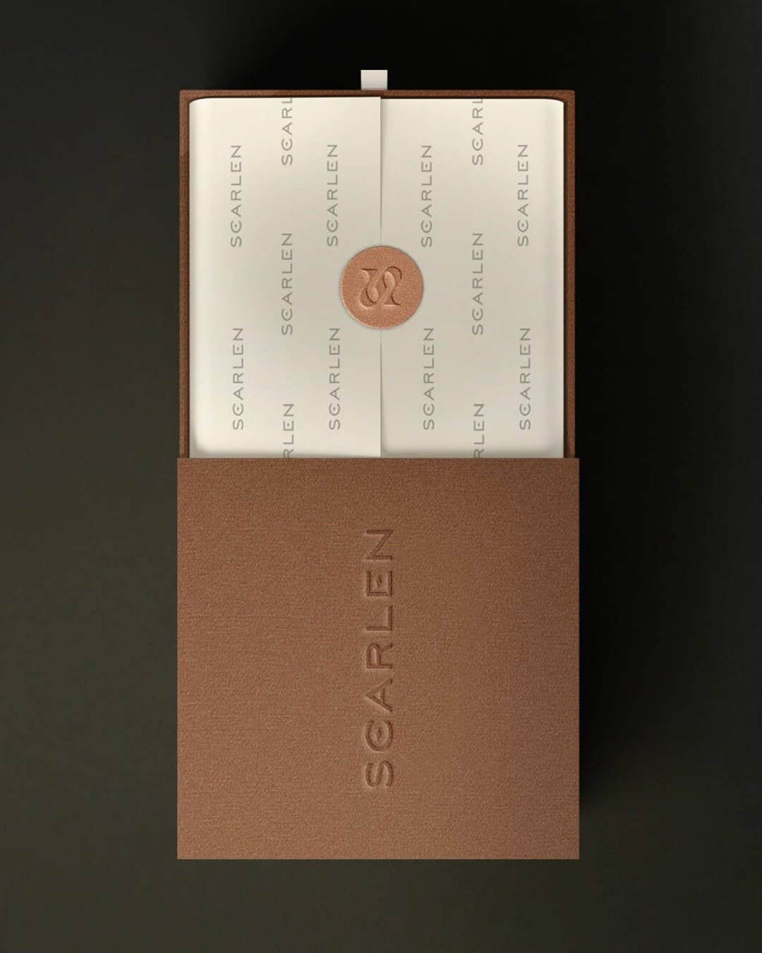 SCARLEN divatmárka elegáns csomagolástervezés