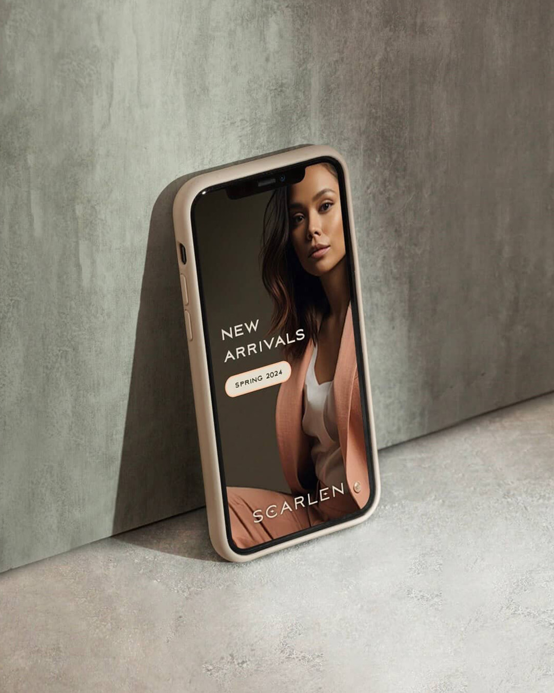 SCARLEN divatmárka mobil kampányvizuál új kollekció bemutatásával